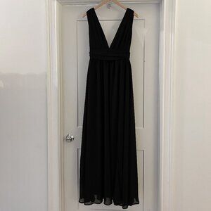 Lulus Black Formal Maxi Dress (Worn Once) Size Small
